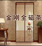 纱屋净防蚊门帘金刚网磁性自吸全磁条夏季入户门大门卧室门纱2025新款 咖啡条纹金刚网【赠聚磁扣安装包 90cm*200cm 免打孔 【宽*高】 实拍图
