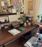 宜雅梵实木书桌面定做桌面板吧台板餐桌办公电脑桌飘窗台面板实木板定制 材质颜色尺寸定制 实拍图
