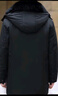 啄木鸟中老年人羽绒服男装爸爸加厚中长款脱卸内胆大码宽松外套冬季衣服 黑色 L (建议110-130斤) 实拍图