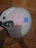 野马（YEMA）头盔3c认证新国标A类633S 秋冬季男女通用电动摩托车安全帽防冻保暖防雾3/4盔 冷淡灰奥秘花 实拍图