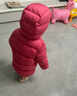 保姆鹅  【风墙】儿童羽绒服宝宝中长款护脸加厚外套保暖童装[NG2664] 石榴粉 110 实拍图