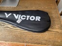 威克多（VICTOR）胜利羽毛球拍全碳素轻量高磅 猎鹰小隼 珠光白金TK-HAWK 4U空拍 实拍图