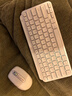 罗技（Logitech）大师系列 MX Keys Mini 简约无线蓝牙 高端办公键盘 智能键盘 语音键盘 背光时尚 超薄便携 玫瑰粉 实拍图