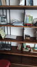 铁卓耐实木书架多层置物架陈列架客厅靠墙收纳架办公室一体隔断落地书柜 140*35*200（板厚3cm） 实拍图