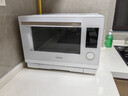 东芝（TOSHIBA）白珍珠水波炉高奢款家用微波炉烤箱微蒸烤炸炖一体机蒸烤箱28L触控彩屏YD95CNW 实拍图