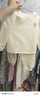 拉比童装婴儿内衣套装秋冬男女宝宝夹丝保暖秋衣秋裤2套 卡其90 实拍图
