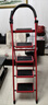 星奇堡 家用梯子工程梯折叠多功能人字梯伸缩室内加厚两用梯子 加厚五步梯-红色 实拍图