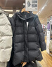 优衣库女装无缝羽绒大衣/外套夹克481137 09 黑色 XL /165/92A 实拍图