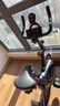 动感单车家用健身自行车室内静音运动器材骑车减肥成人锻炼蹬车机 【黑色】心率检测+仪表记录+支架 实拍图