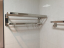 九牧（JOMOO）不锈钢亮银色毛巾架卫生间置物架浴室洗手间浴巾架厕所手纸盒 【严选7件套】9394037 预售 实拍图