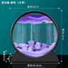 三多九如【大号12寸】绝美流沙画摆件沙漏高级感艺术品轻奢流沙创意礼品 圆形流沙画紫色【直径约25cm】 实拍图