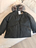 高梵奢华户外鹅绒服雪壳4.0五分毛领羽绒服男女同款冬季外套 黑色 S 实拍图