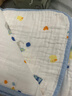 全棉时代婴儿浴巾纯棉纱布浴巾宝宝新生儿超柔亲肤吸水洗澡巾儿童大毛巾 【六层柔纱】马戏团 115*115cm 实拍图