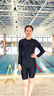 361°长袖泳衣女士连体潜水冲浪服专业竞速运动防晒游泳装 实拍图