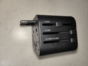 得力（deli）全球通多国旅行插头插座出国留学转换器/转换插头/英欧美澳标日本适用/1转1组 黑 LU5031 实拍图