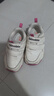 基诺浦 冬季男女儿童软底舒适学步鞋 1-5岁潮流百搭宝宝机能鞋GY1662 象牙白/黑色/天宇粉 24 150mm 适合脚长146-155mm 实拍图