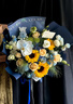 爱里鲜花同城配送向日葵花束生日鲜花见面花送女友新年礼物花店送花 （不负韶华）向日葵玫瑰混搭花束指定日期送达 实拍图