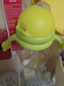 英氏（YEEHOO）婴儿宝宝鸭嘴学饮水杯小月龄PPSU儿童吸管喝奶6个月以上-绿色 实拍图