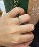 BJYLS999足银莫比乌斯戒指女素圈简约开口可调节指环男纯银食指戒尾戒 S999足银莫比乌斯戒指 实拍图