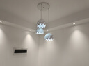 FSL佛山照明餐厅吊灯餐吊灯简约时尚餐厅灯床头吊灯三头哑白50302 实拍图
