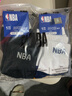 NBA袜子男士秋冬吸汗休闲运动袜男抗菌防臭亲肤无骨精梳棉中筒袜6双 实拍图