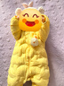 巴拉巴拉童装婴儿连体衣轻薄羽绒服宝宝衣服2025冬装抱衣爬服男童女童萌趣 黄色雪人-白鸭绒 80 cm-充绒量41g 实拍图