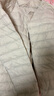 鸭鸭（YAYA）佟丽娅同款轻薄羽绒服女短款秋冬羽绒内胆轻型薄款保暖外套GF 米白色【女款】 M 160 实拍图