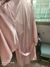 浪莎睡裙女春夏性感睡衣仿冰丝薄款纯欲风吊带两件套家居服 粉色 L 实拍图