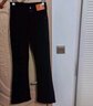 OLDER SEA黑色高腰显瘦喇叭裤女秋季2025年新款百搭小个子微喇牛仔裤子女 黑色 常规 27 /M 建议95-108斤 实拍图