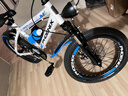凤凰儿童自行车6-10-12-15岁中大童小学生可变速山地车男女孩小孩单车 凤凰GT 白蓝色 辐条轮单速+礼包 18寸【适合身高120-150cm】 实拍图