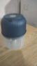 绞肉机小型打蒜器家用绞蒜切蒜器多功能辅食料理机电动蒜泥神器蒜蓉机自动切菜机压蒜器 宝蓝色- 0.26L （升级大电机） 实拍图