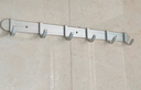 九牧（JOMOO）挂钩免打孔浴室置物架挂衣钩壁挂毛巾架太空铝6排浴室排钩939306 实拍图
