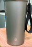 京东京造 钛健康咖啡杯【内外纯钛】保温便携随行高档送礼水杯 灰520ml 实拍图