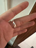 BJYLS999足银戒指女男素圈食指环小众开口纯银尾戒饰品生日礼物送女友 【999足银】极简素圈戒指-女款 实拍图