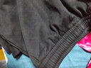 鸿星尔克运动裤男秋冬季新款加绒休闲针织束口长裤九分裤男士裤子卫裤男裤 正黑-1026-加绒针织 L 实拍图
