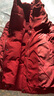波司登（BOSIDENG）冬羽绒服女士中长款休闲时尚加厚90绒连帽百搭外套 醇酒红|1856 S 160/84A 体重约110-130斤 实拍图