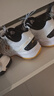 尤尼克斯羽毛球鞋yy入门级训练减震动力垫男女SHB101CR 白/金42码 实拍图