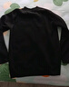 罗蒙（ROMON）男士半高领套头毛衣加绒加厚打底针织衫休闲上衣外套男黑色XL 实拍图