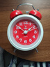 得力（deli）儿童节迷你夜光闹钟家庭卧室床头钟儿童学生专用起床神器 年庆款红色开学开学季新年礼物 实拍图