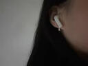 QMXDS999纯银耳钉女士足银养耳洞睡觉免摘2025新款高级感水滴百搭耳环 s999足银水滴耳钉 大号一对 实拍图