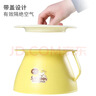 茶花 痰盂 尿盆儿童马桶坐便器 可移动马桶便盆黄色 1只装 实拍图