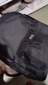 简约双肩包男大容量新款韩版旅行背包女休闲潮流百搭大学生书包 黑色 实拍图
