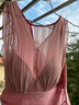 梵迪拉（F.DYRAA）泳衣女温泉遮肚显瘦连衣裙游泳衣速干透气游泳四件套11028粉色L 实拍图