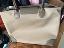 viney新款包包女包大容量托特包帆布单肩包生日圣诞礼物送女生女友 【浅驼色】圣诞节礼物送老婆高级感实用品牌通勤大包 小众百搭轻奢休闲布包 实拍图