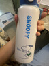 史努比（SNOOPY）儿童保温杯316不锈钢男女小学生便携直饮壶喝水杯带提绳480ml 蓝 实拍图