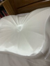 零点记忆蝴蝶枕深睡护颈枕侧睡专用枕头护颈椎助睡眠蝶形记忆枕头 单只× 中高枕（冰丝绸）云绸白 实拍图