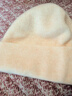 玖慕（JIUMU）纯羊毛保暖毛线帽秋冬季针织帽冷帽冬帽月子帽冬天户外防寒帽子女 实拍图