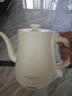 金灶（KAMJOVE） 茶艺专用泡茶烧水壶优雅长嘴电热水壶随手泡开水壶自动断电热水壶煮水壶家用1L 1L T-93（象牙白色） 实拍图