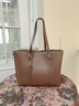 viney牛皮包包女包大容量托特包单肩包手提包生日新年礼物送女生女友 实拍图