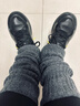 JKN羊毛堆堆袜套冬【保暖显瘦】加厚发热腿套y2k日系搭鲨鱼裤雪地靴 实拍图